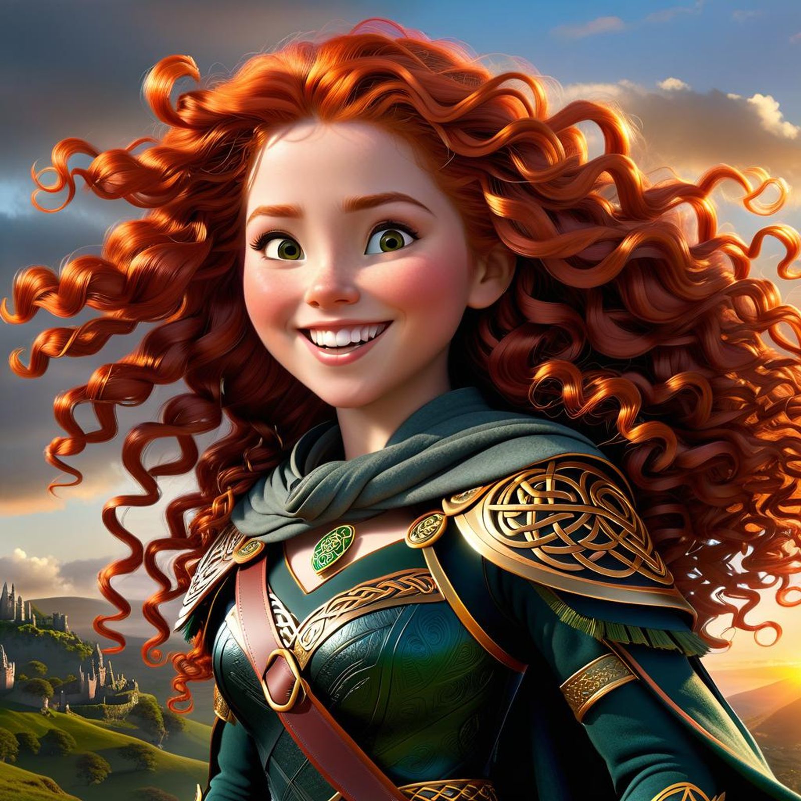 Shining Merida - AI Generated Artwork - NightCafe Creator