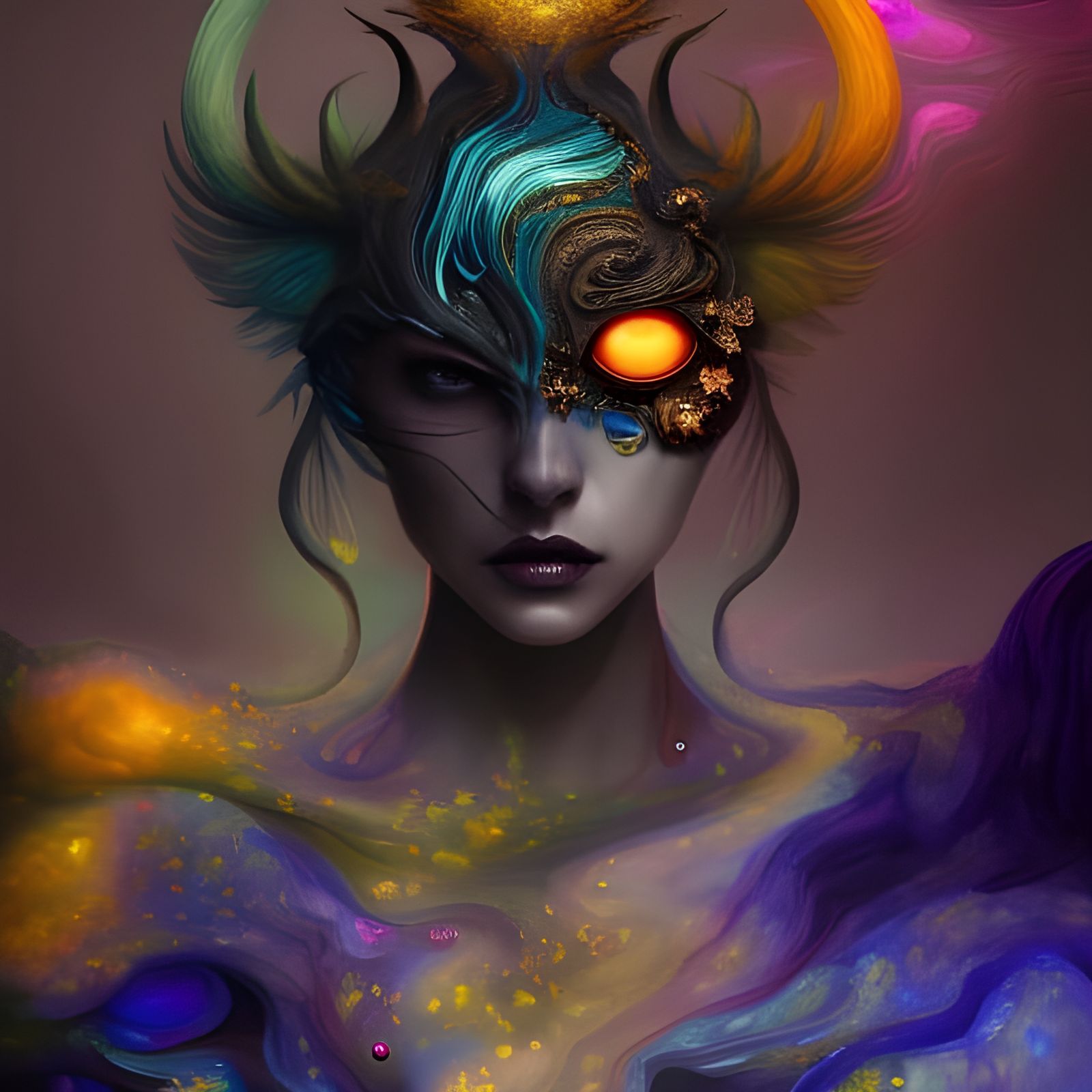 Death is a woman  by @Fort