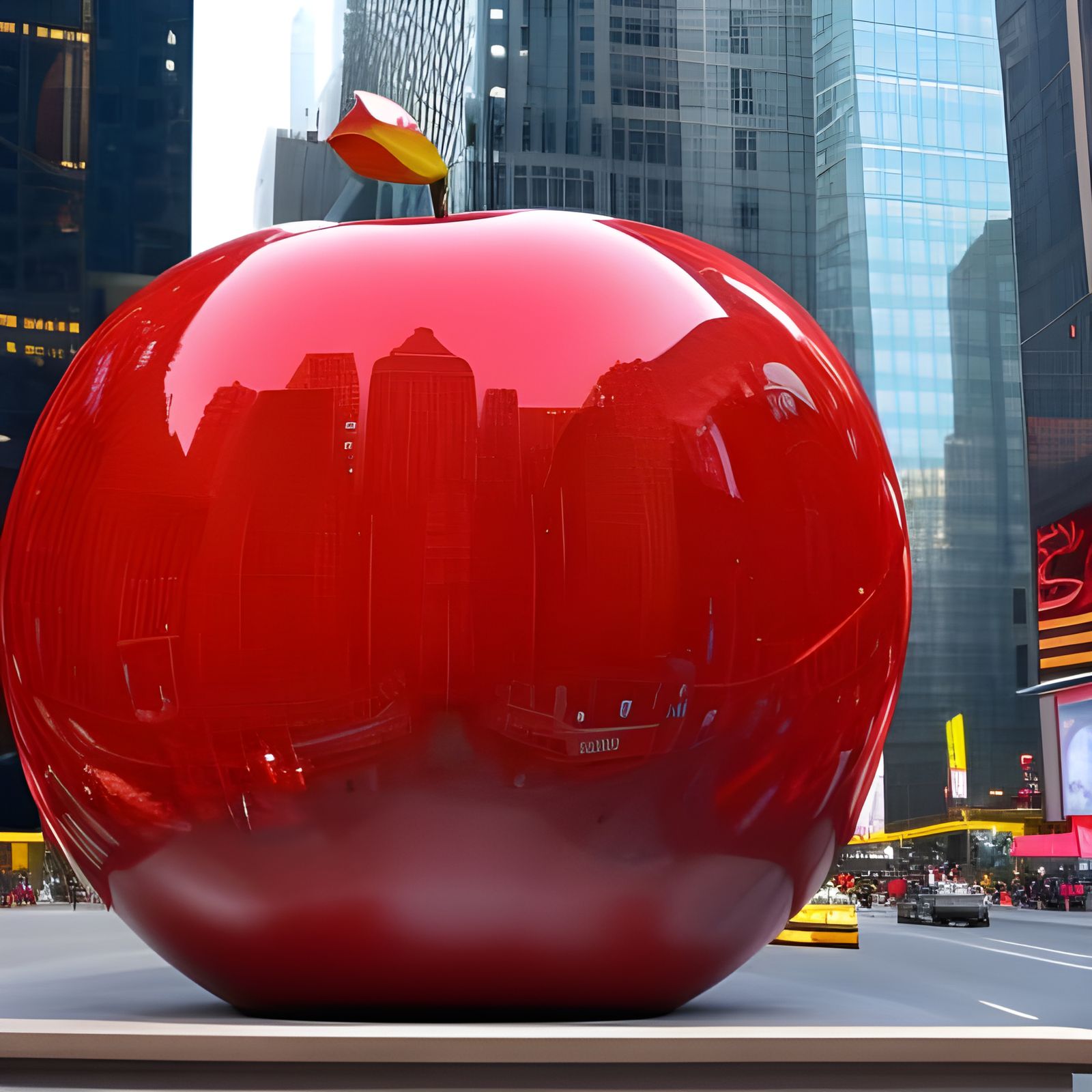A Big Apple in the Big Apple New York, USA  by @Unc Cole