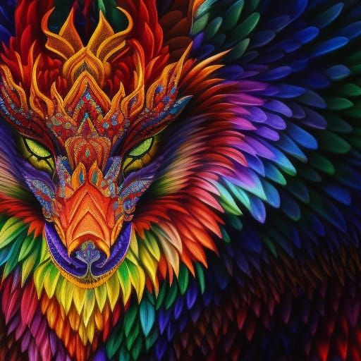 the rainbow dragon