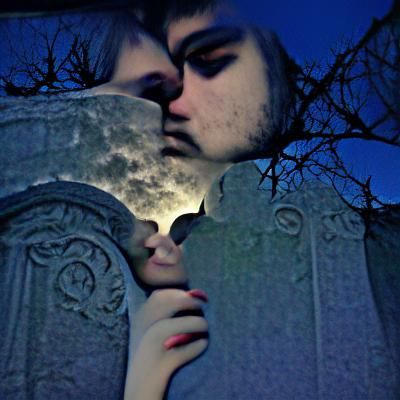 my love, by the grave, by the moonlight
as the shadows hide ...