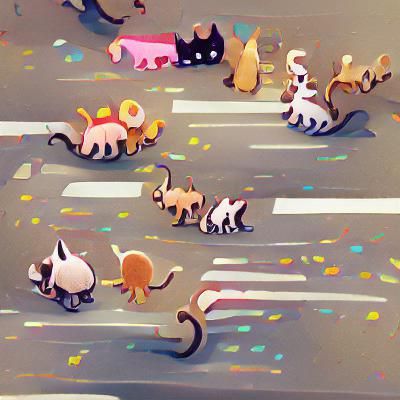 Kitties On Parade