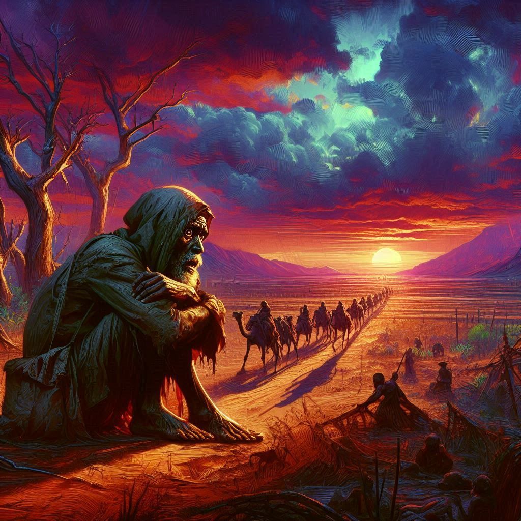 At The End Of His String