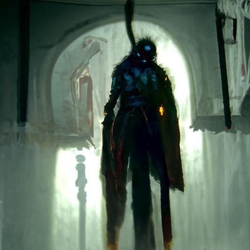 a man on the wall