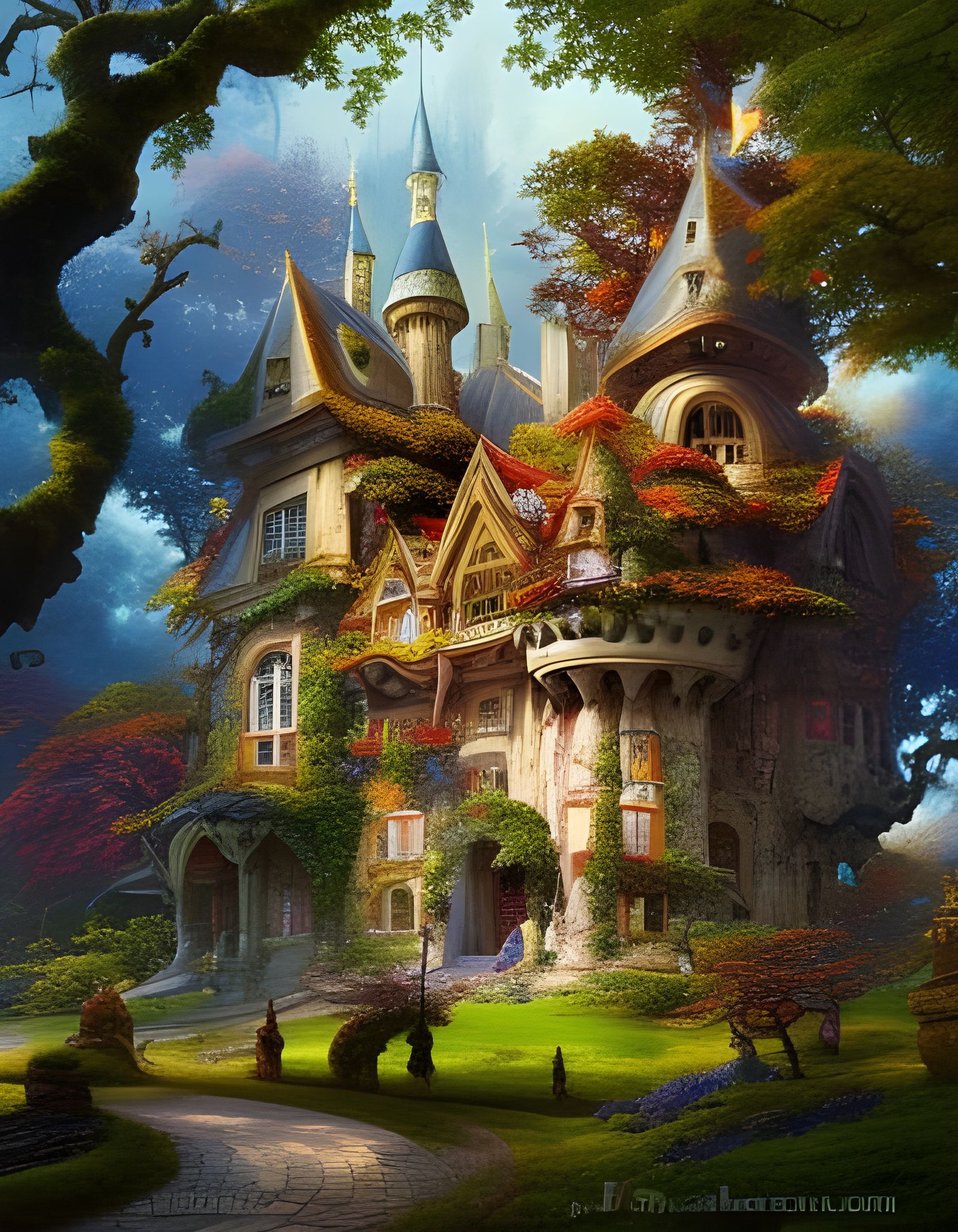 Fairytale Castle  by @Randomizer
