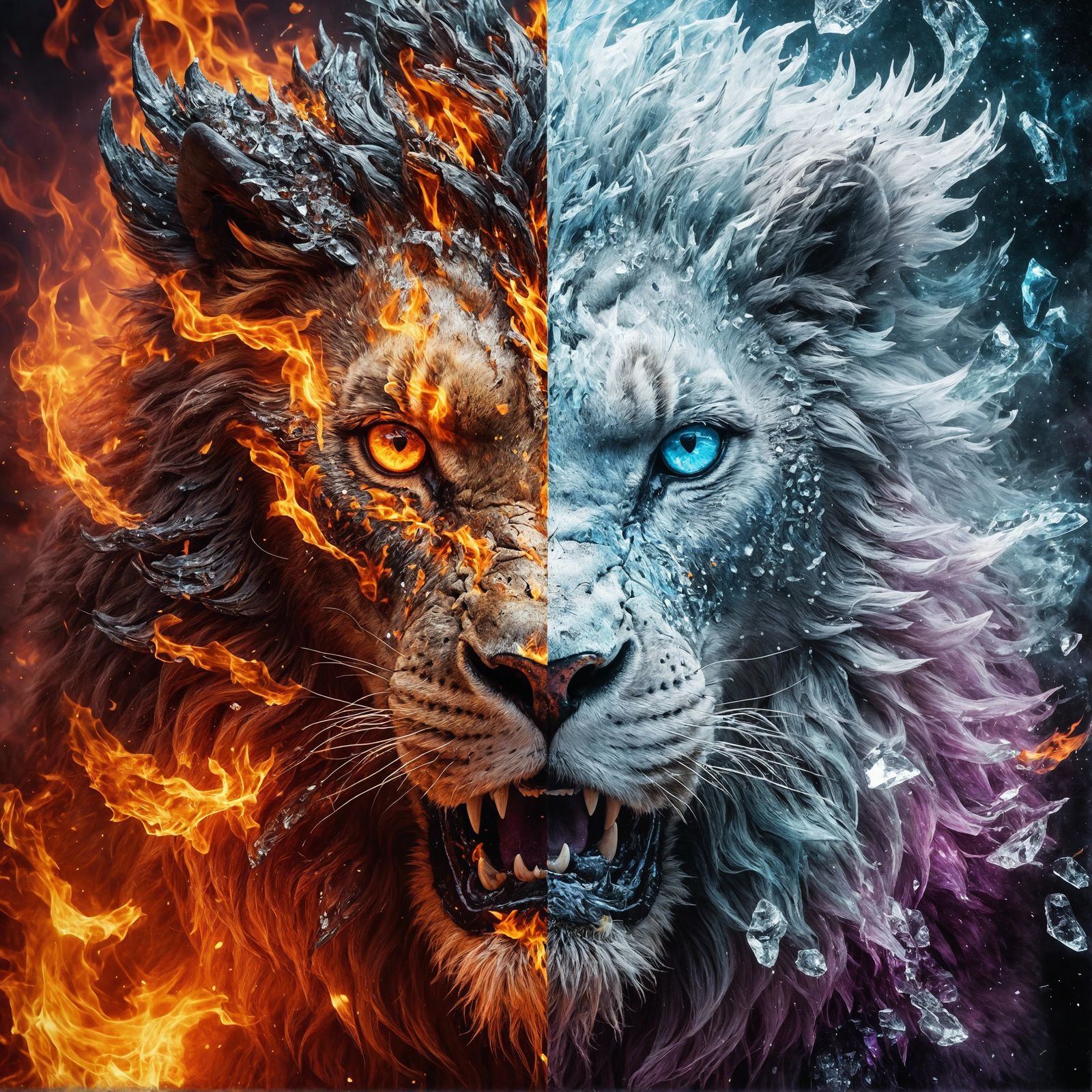 The Lion of Fire and Ice