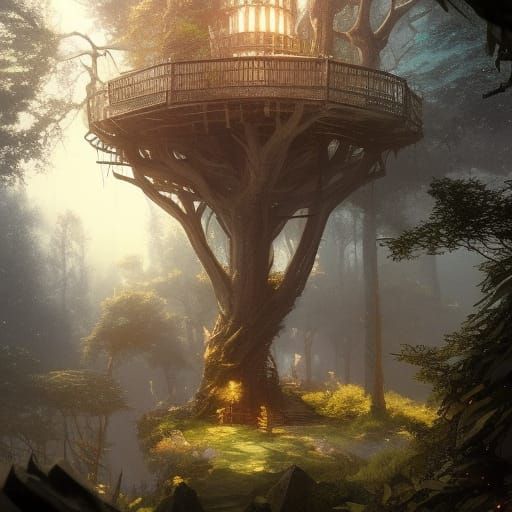 A tree house