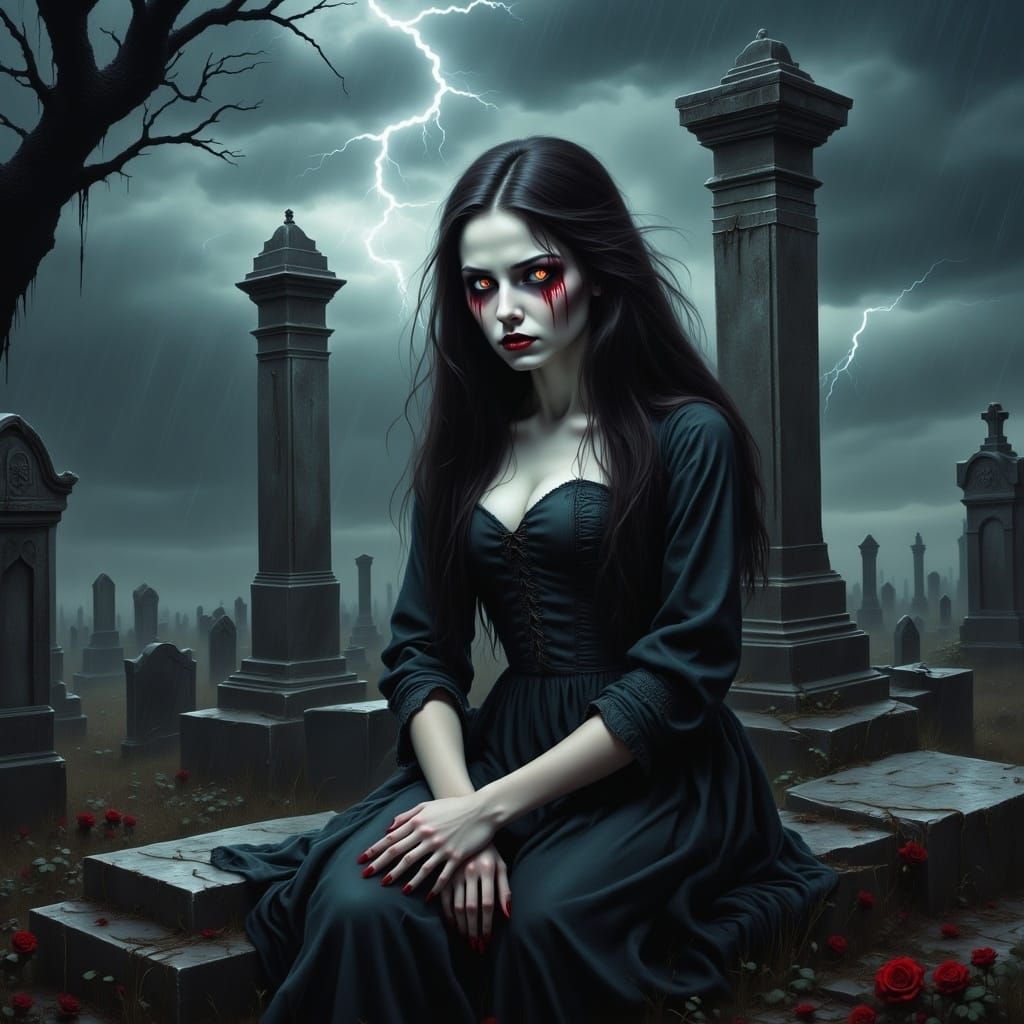 <lora:MacabreFlux:1.0> 