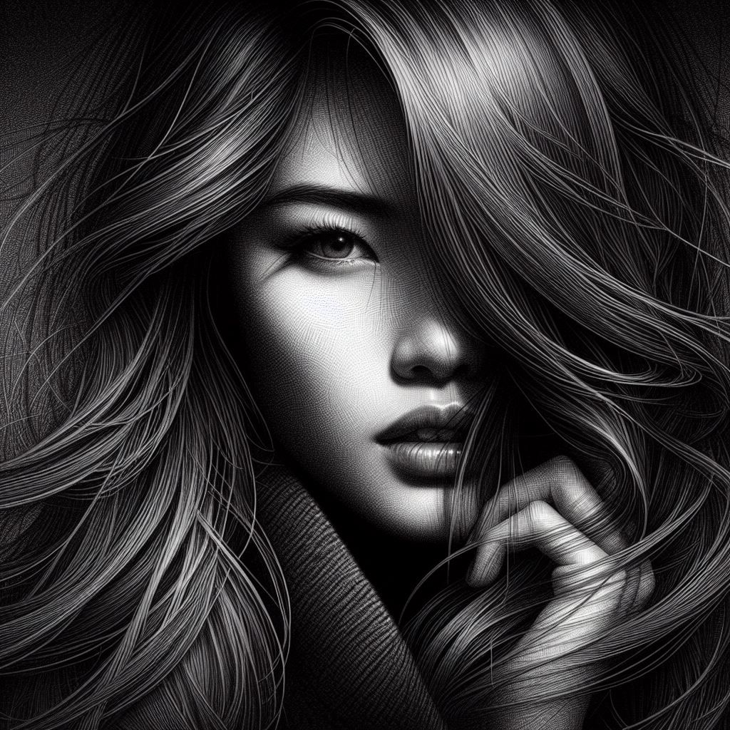 Mysterious woman tests... Dall-e3