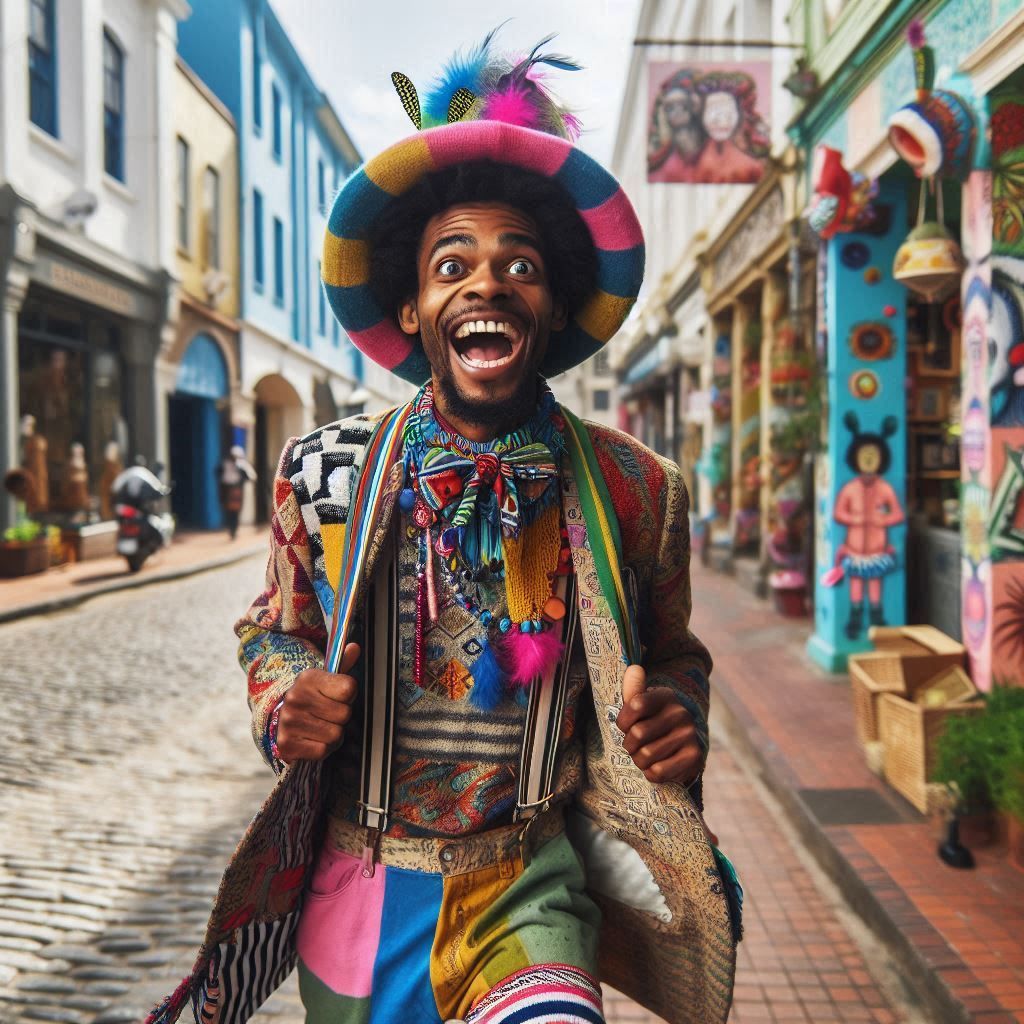 go weird or go home, weird person on way to home