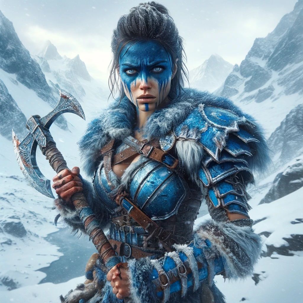 Winter Wolf Tribe Barbarian