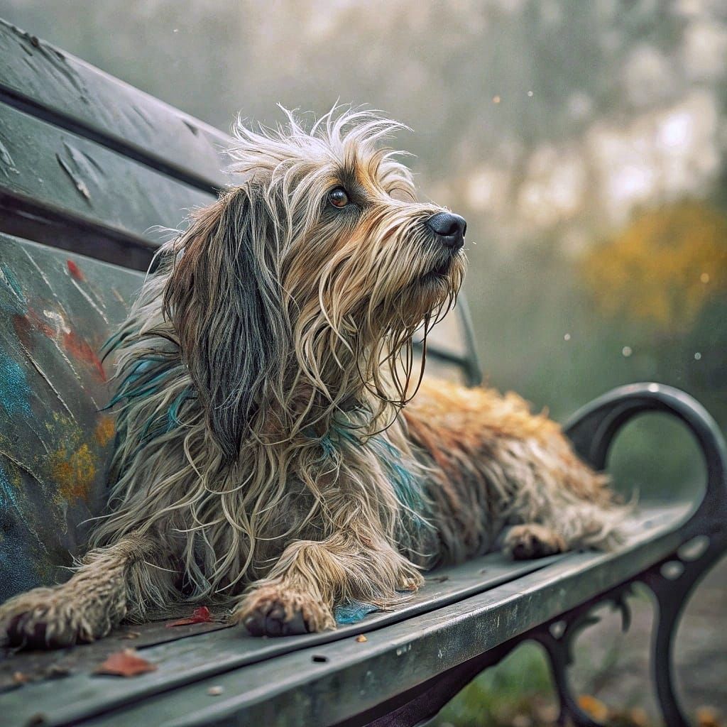 Curly Hair's Dog 😁😁🐶