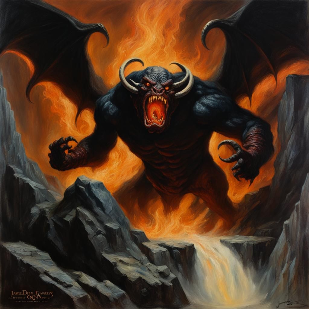 Balrog - AI Generated Artwork - NightCafe Creator