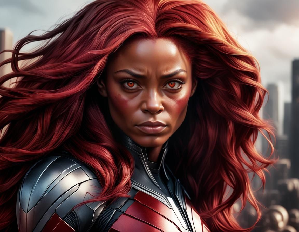 X-men's Jean Grey as an African American VII