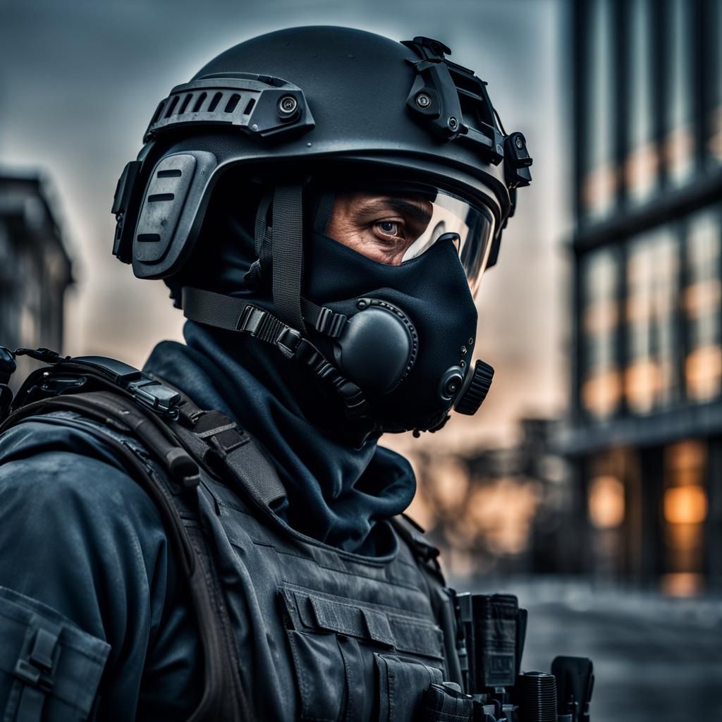 French GIGN - AI Generated Artwork - NightCafe Creator