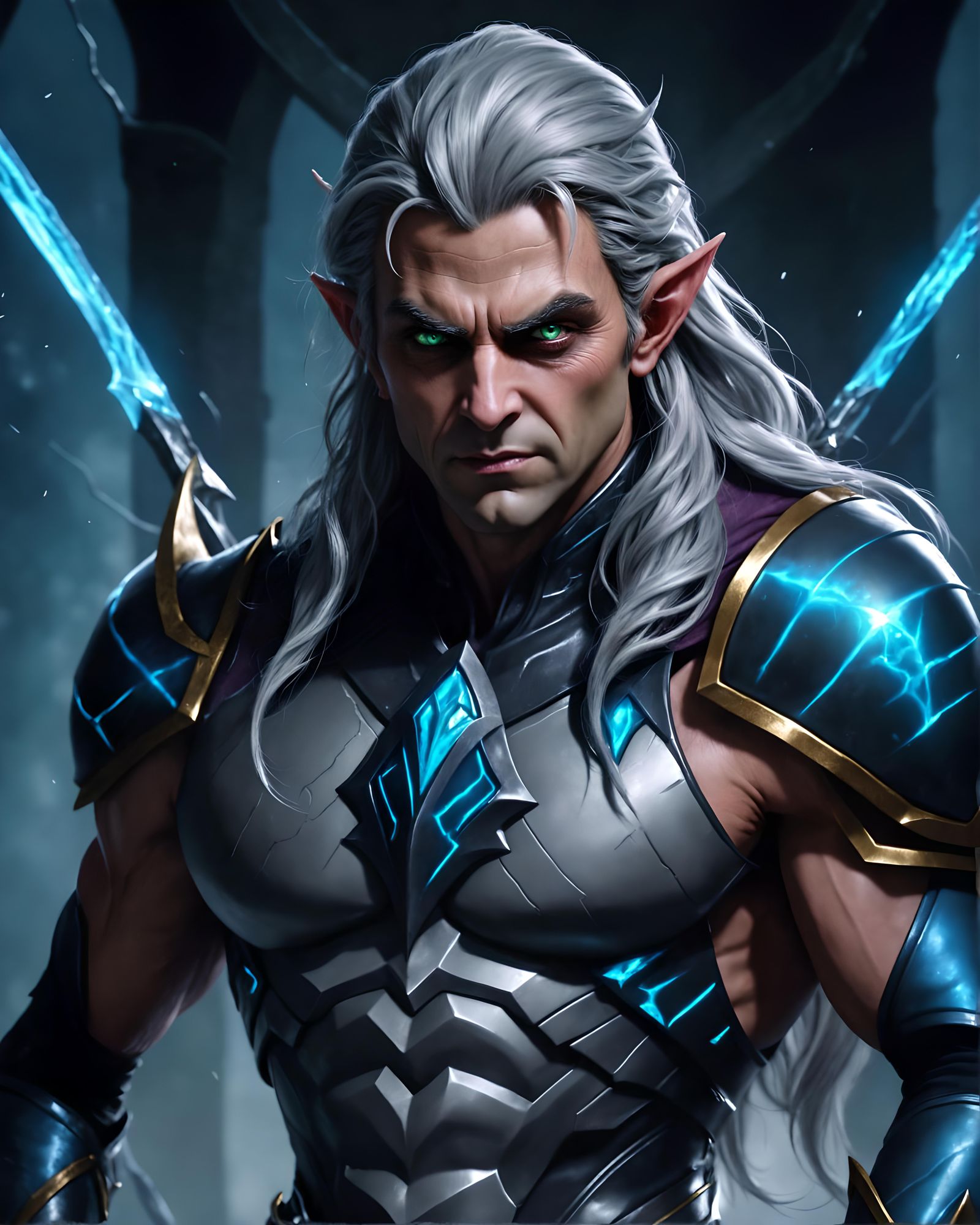 Improve resolution for an illustration of an evil elf