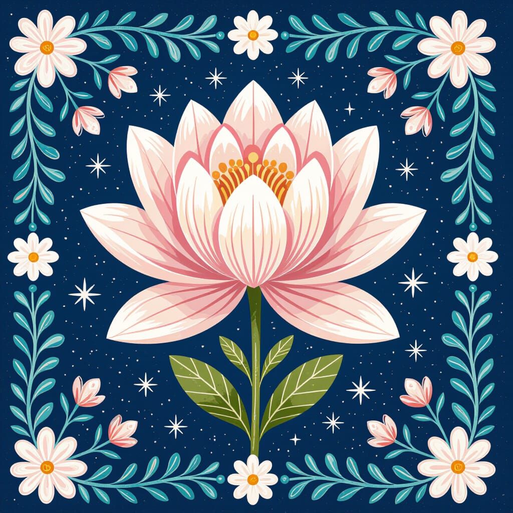 Vibrant Spring and Summer Elements in Digital Art