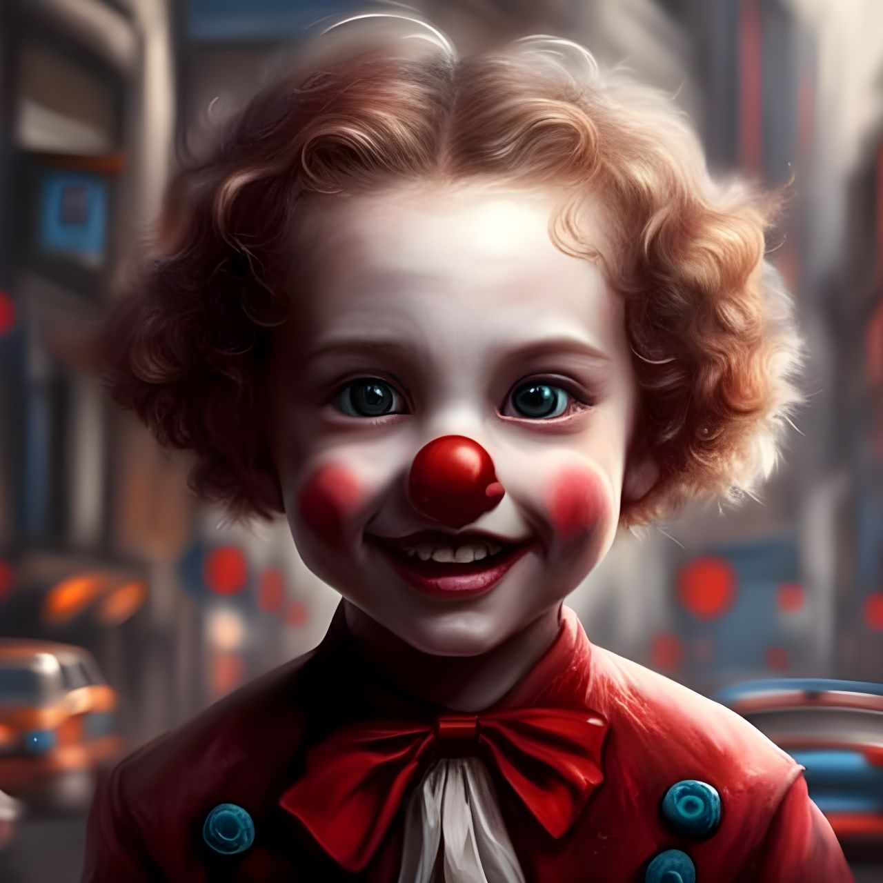 Cutest clown ever!  by @StormySeaSailor