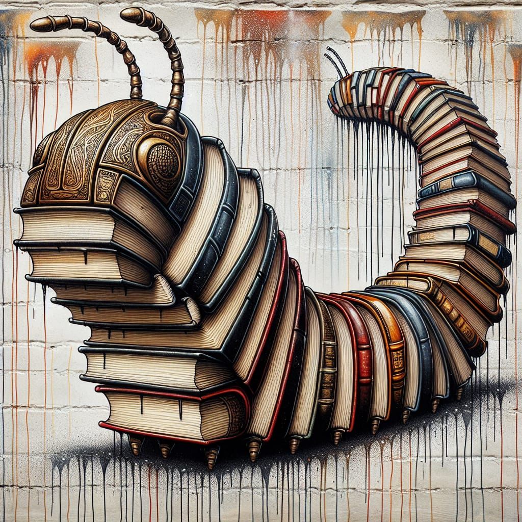 The Bookworm  by @Jerri Bee