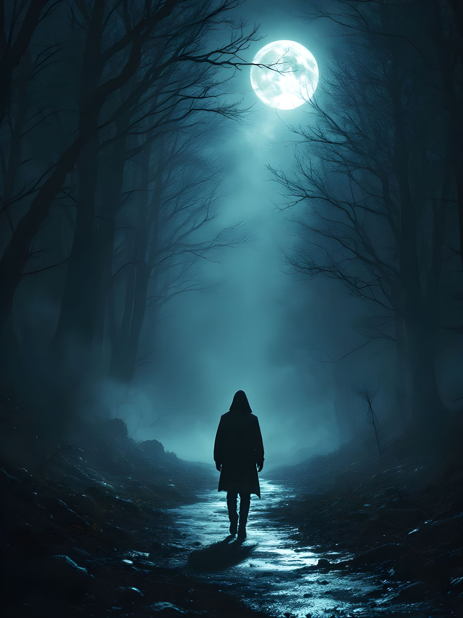 Night's Embrace: A Study in Shadows and Obsession