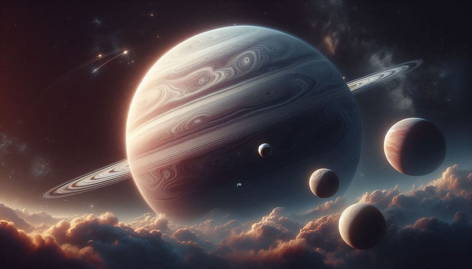 Gas Giant with Rings