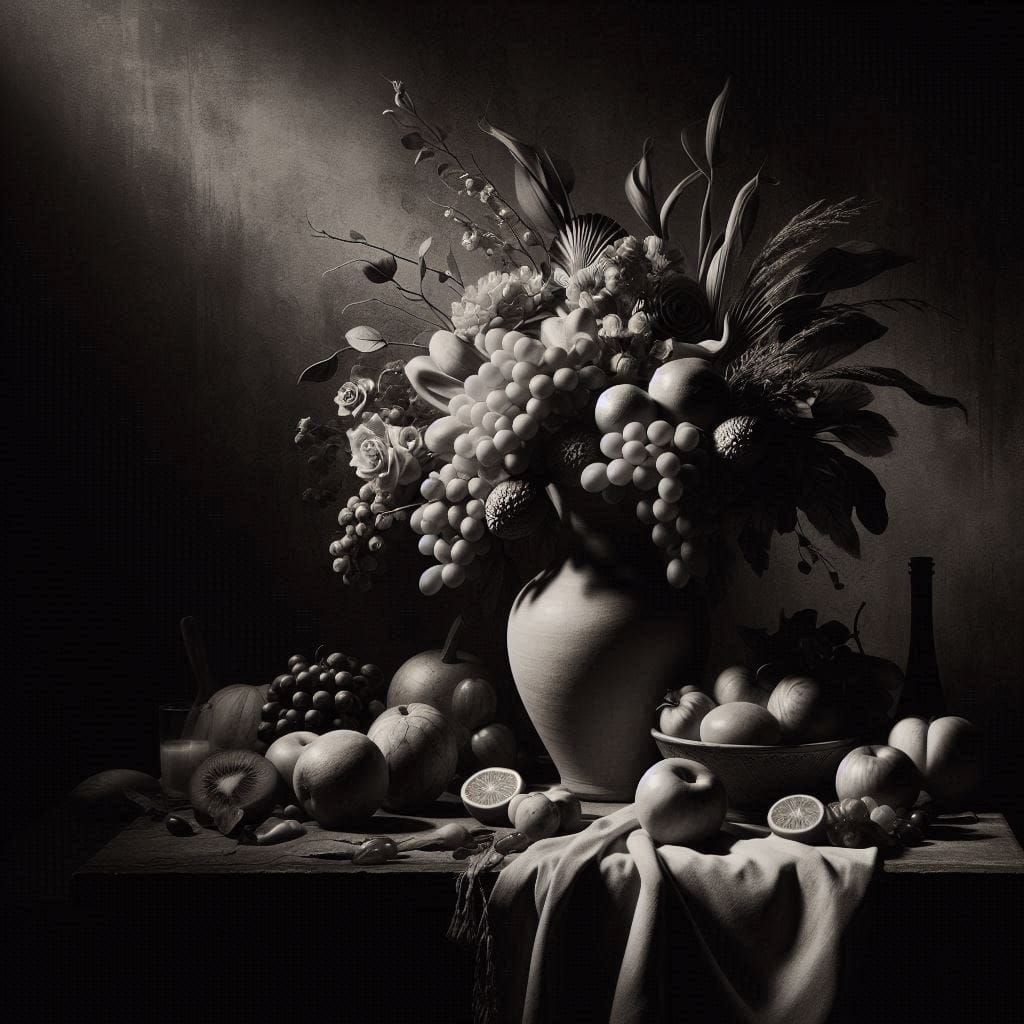 Black and white melancholy