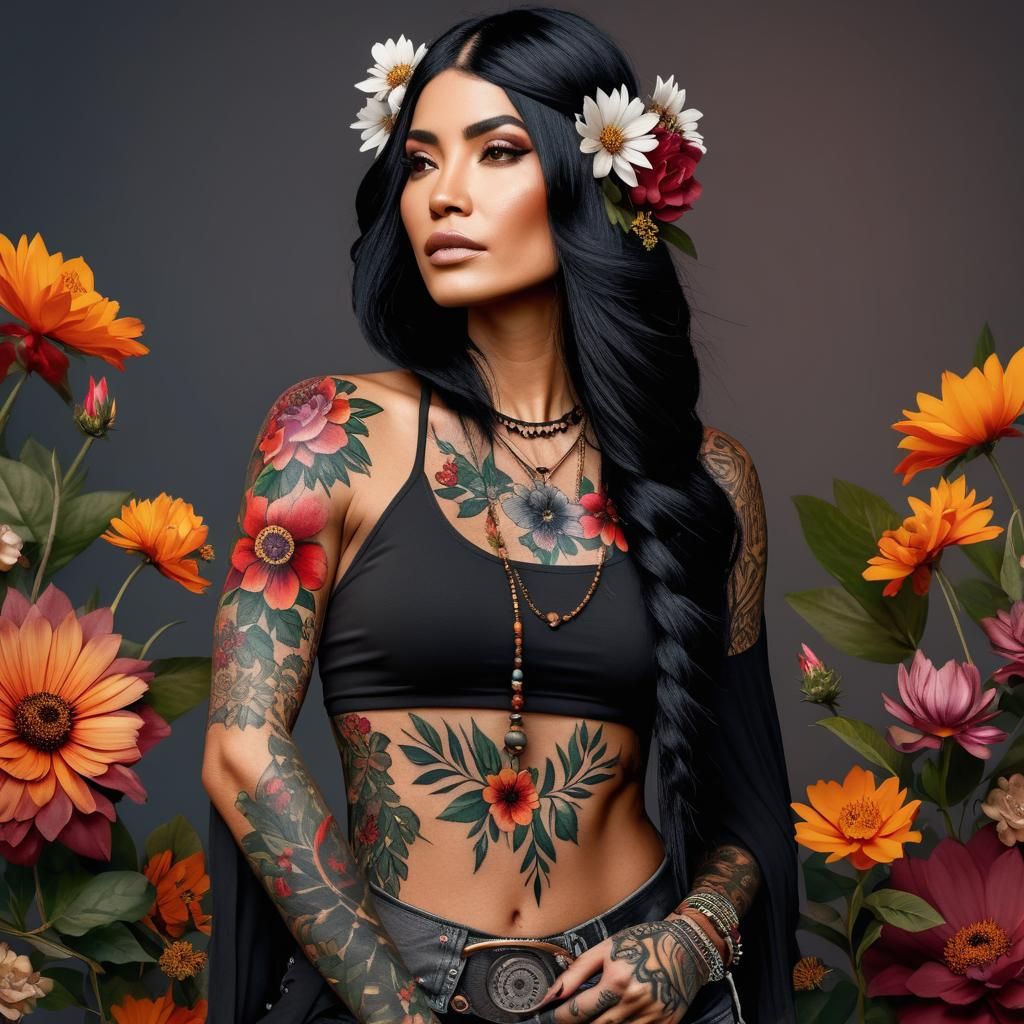 The tattooed woman  by @Rachel
