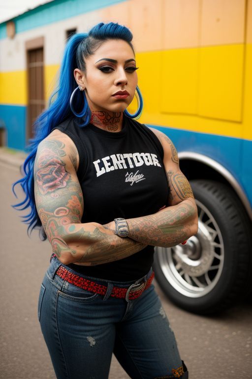 Una chica cholo dura