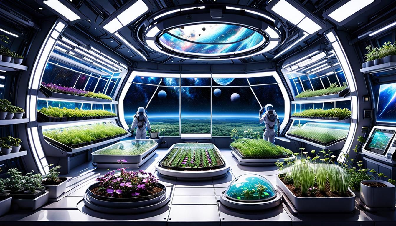 Spaceship Farming System  by @Cricket