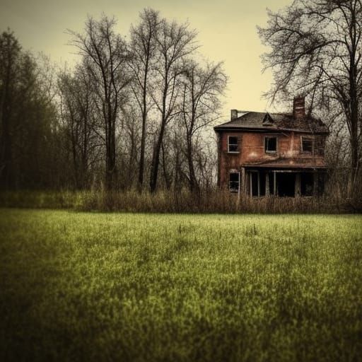 Abandoned house Professional photography, bokeh, natural lig...