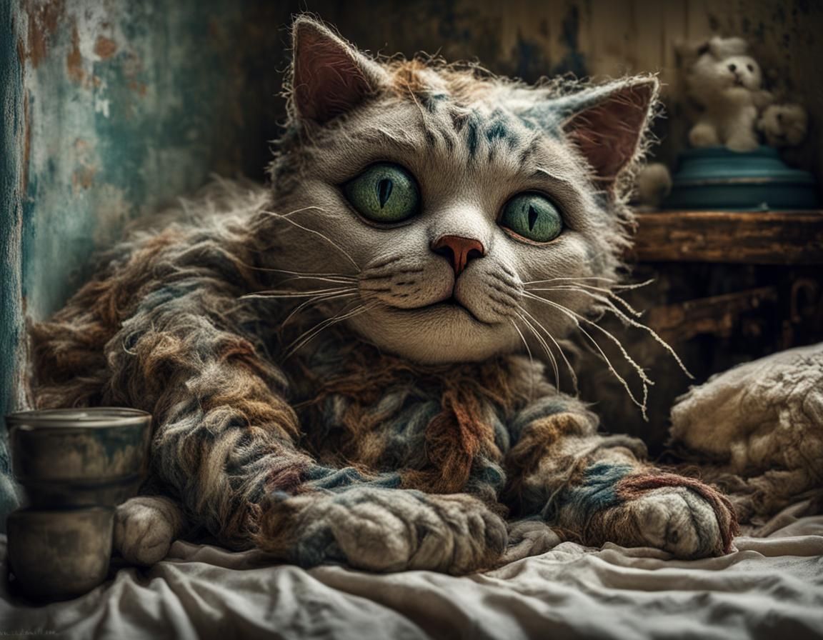 Soft Toy Puddy Tat  by @Locryn