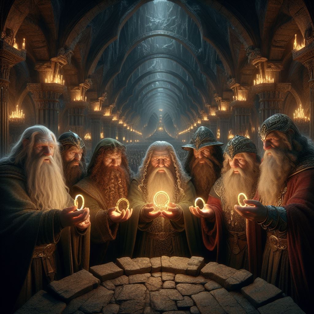 Seven rings to seven dwarf lords