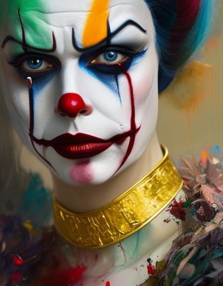 Klimt-Clown  by @eypi heART ATTACK