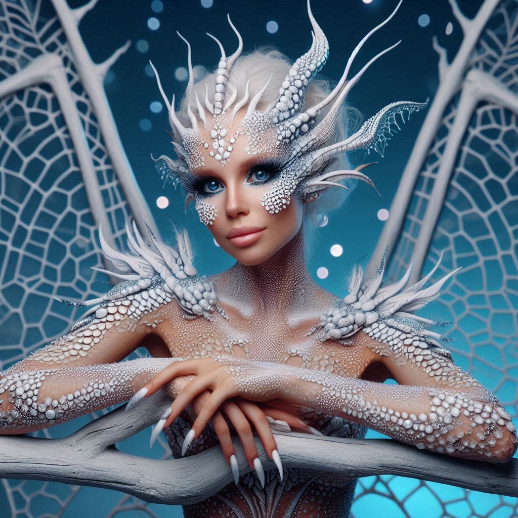 Alien Dragon Woman Hybrid 2