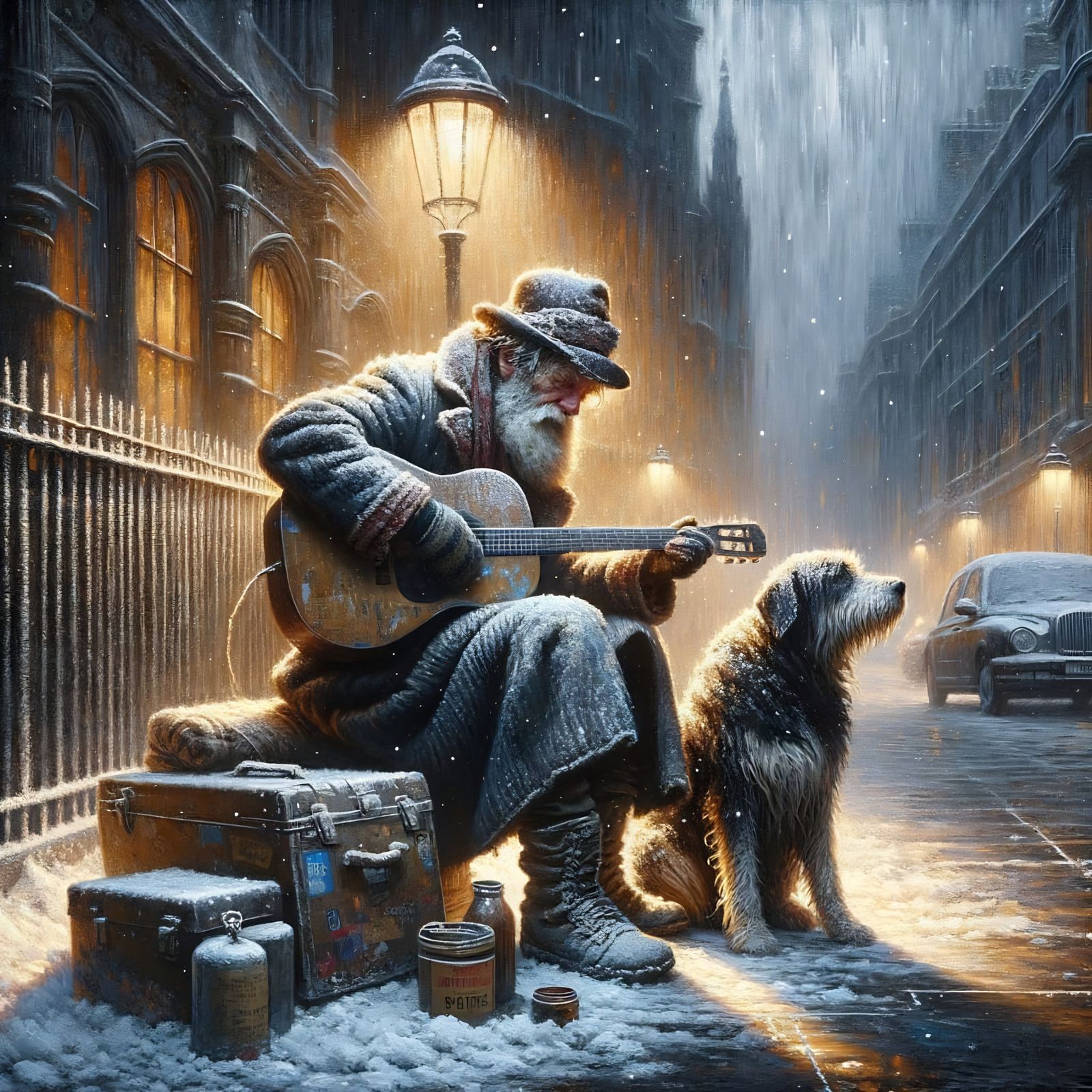 I may not have much... but I have my best friend of my music.  by @KnightofGold