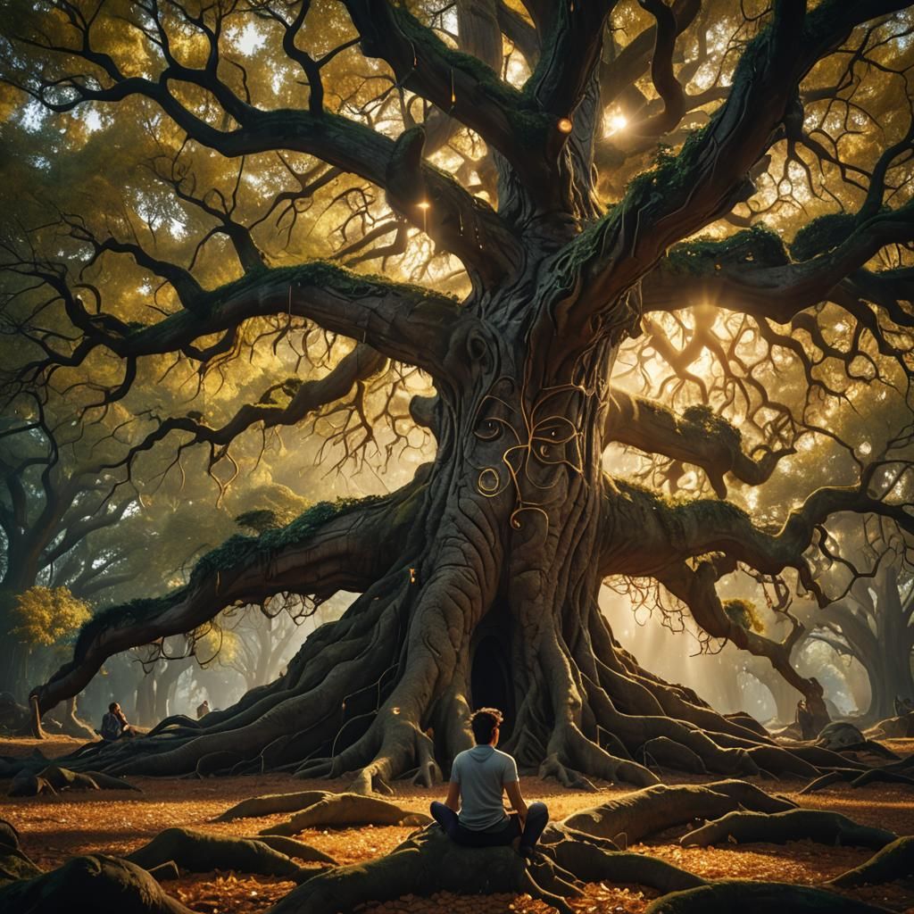 Meeting with the "Wisdom Tree"  by @Murray