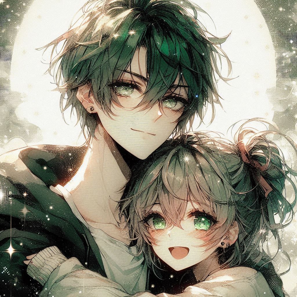 Ruri and Aeros (younger brother)