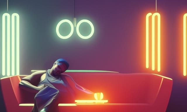 Late-night after-works couch chill
