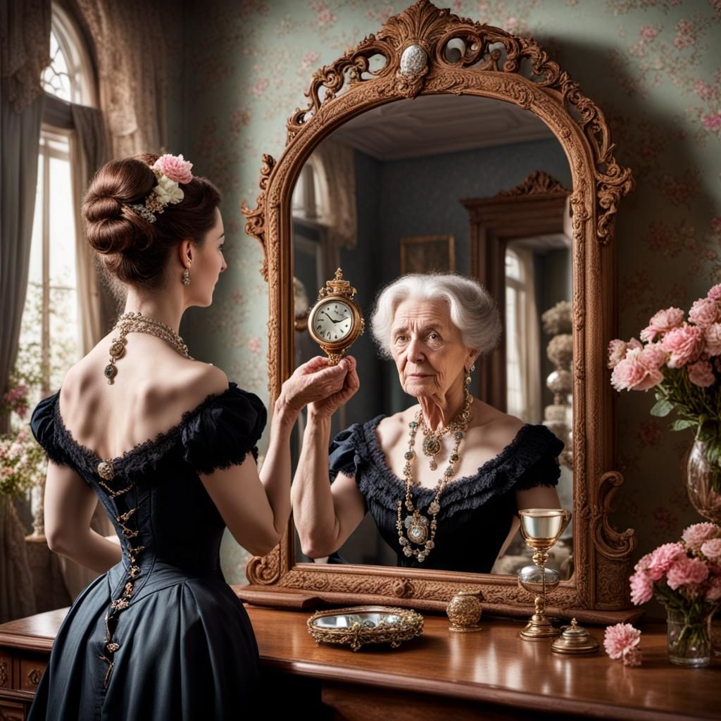 Fugit  irreparabile  tempus. In no time this will be you  by @Ioana Lidia