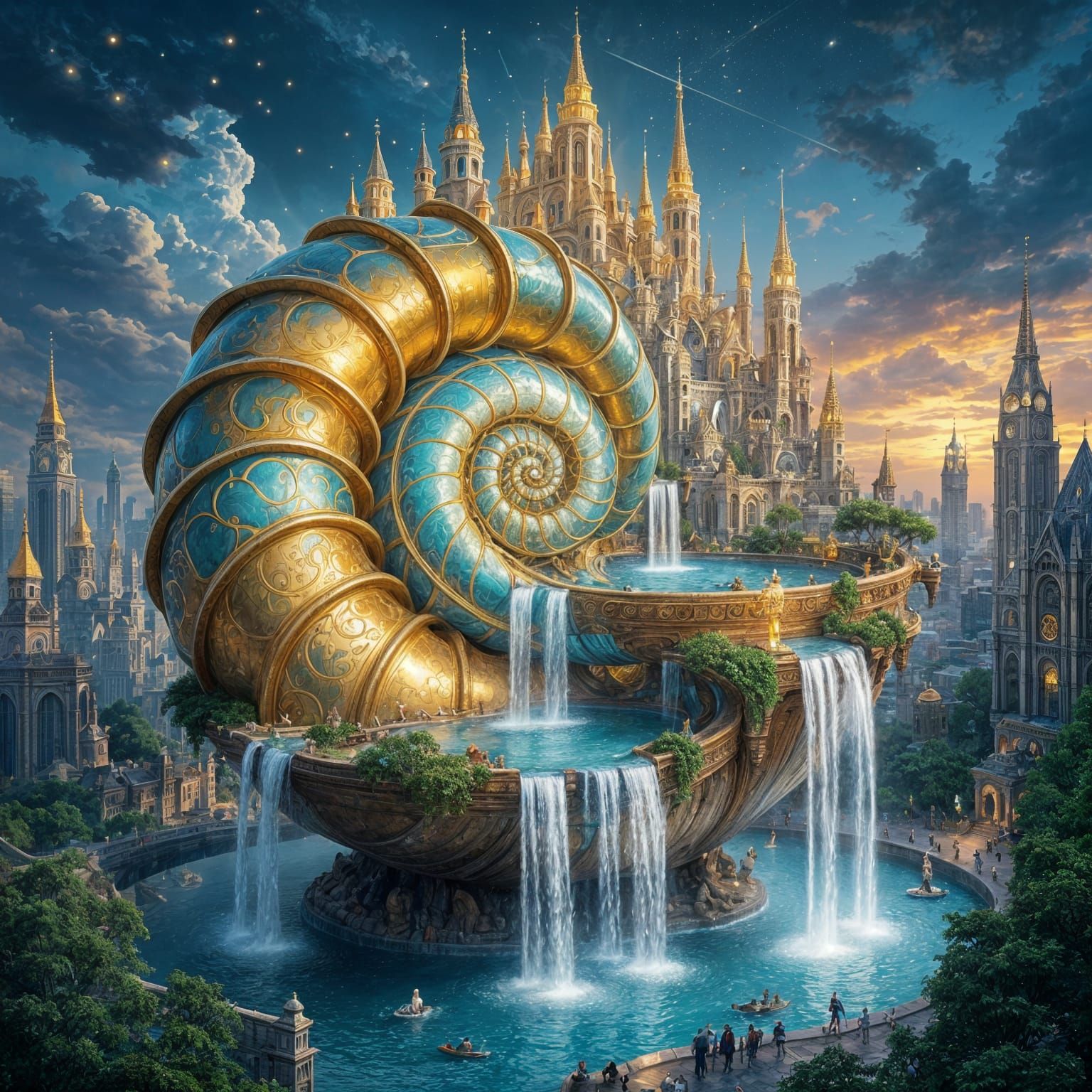 The Echoing Spiral of Valmorra  by @MoiX