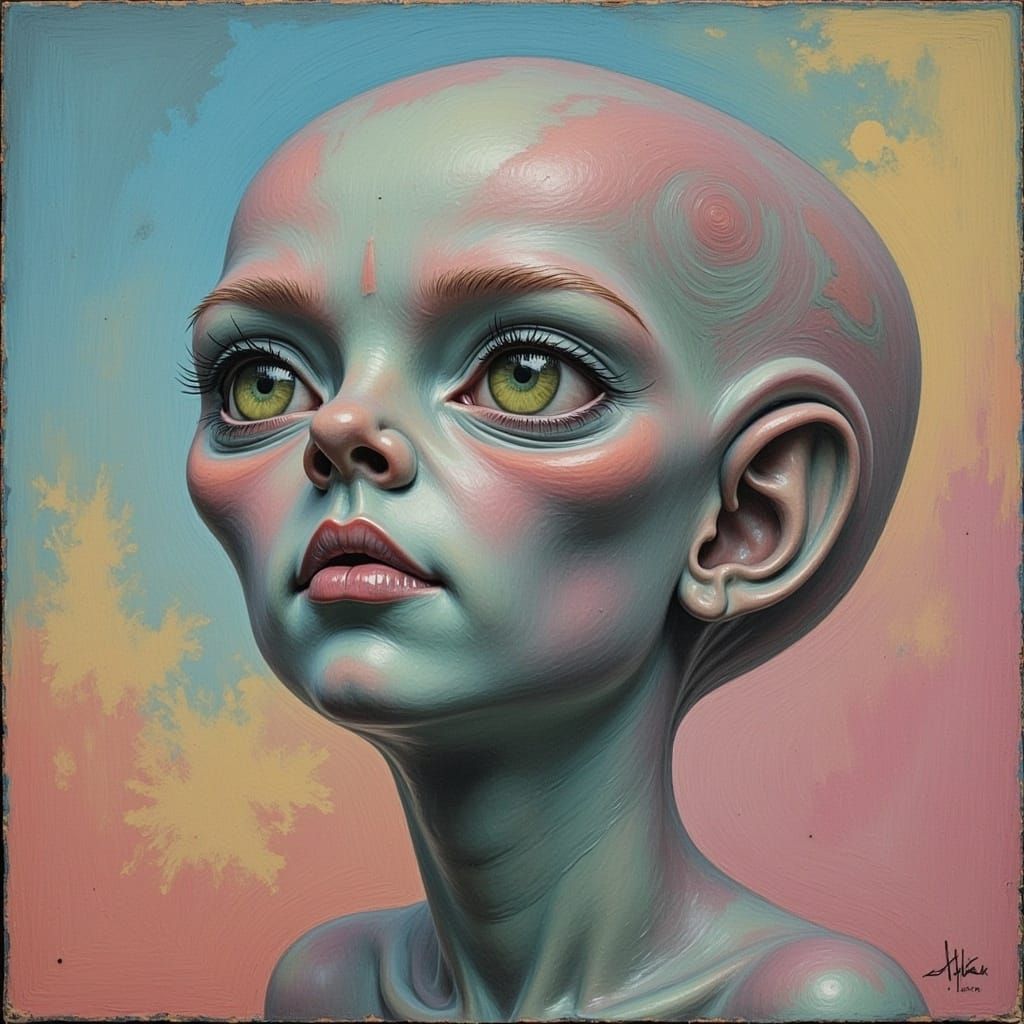 Chalk Oil Paintings2