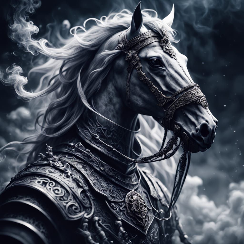 Ethereal Knight Rides into Dark Fantasy