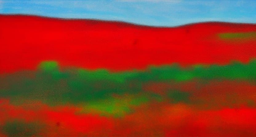 red landscape