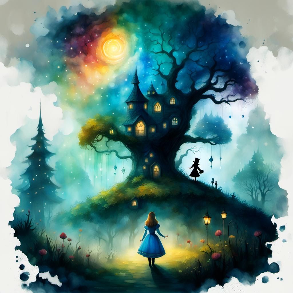 Alice in Wonderland  by @Dark Fairy Tales 