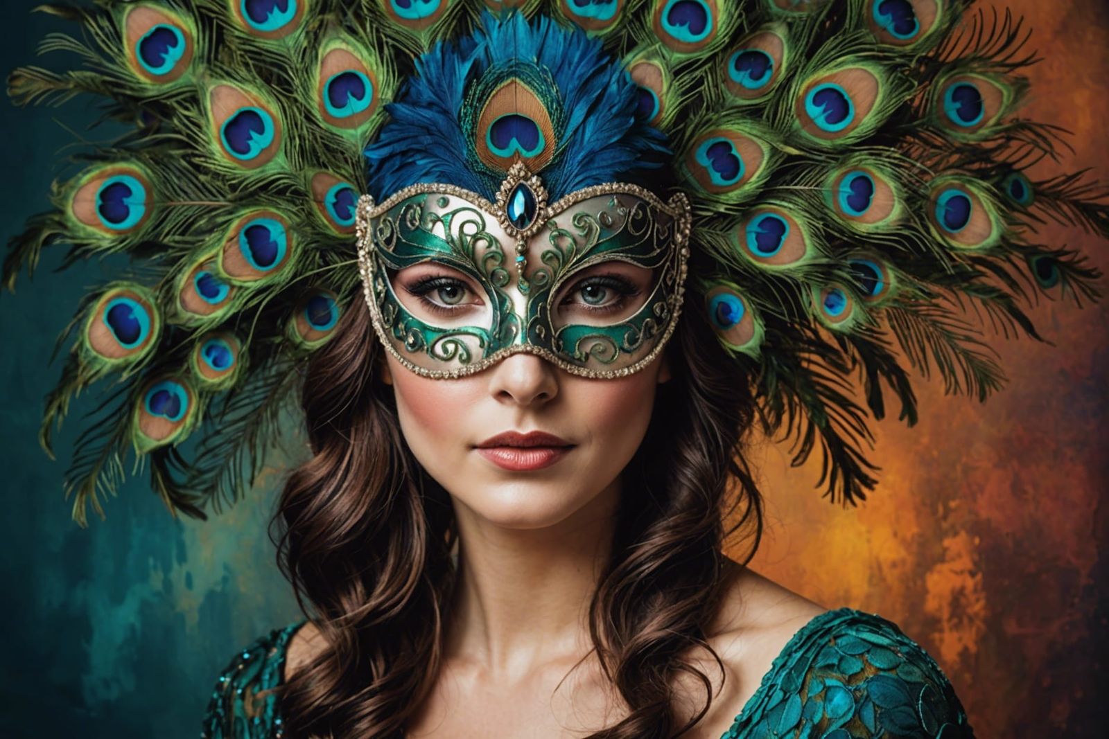 A Peacock Mask