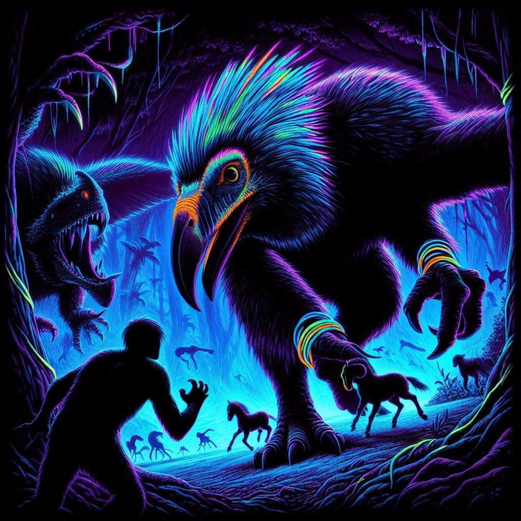 eocene therapod logged by time traveler.