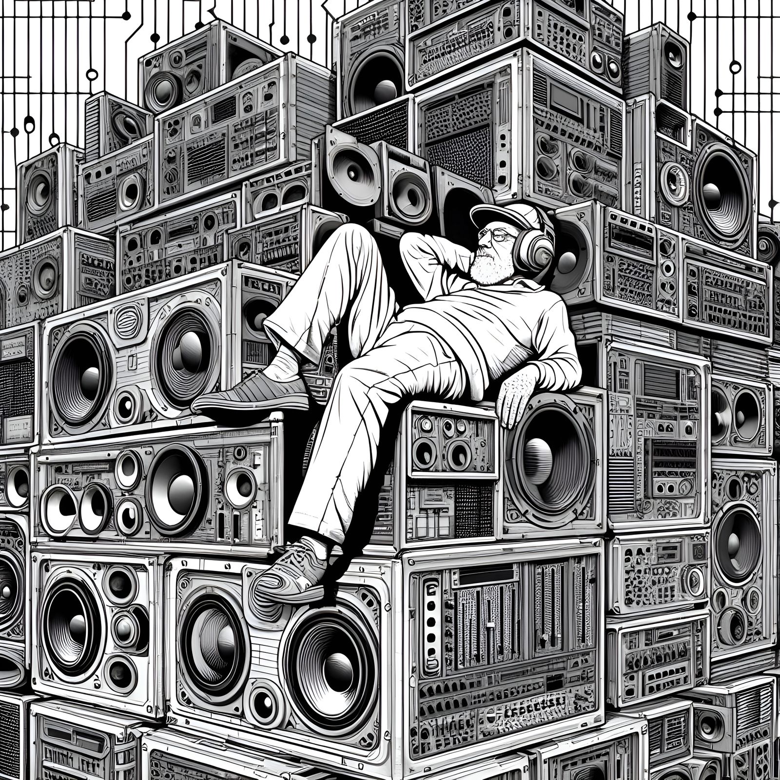 Stereopunk Character Sketch series [vol.1] (Dall-E-3, 13-14n...