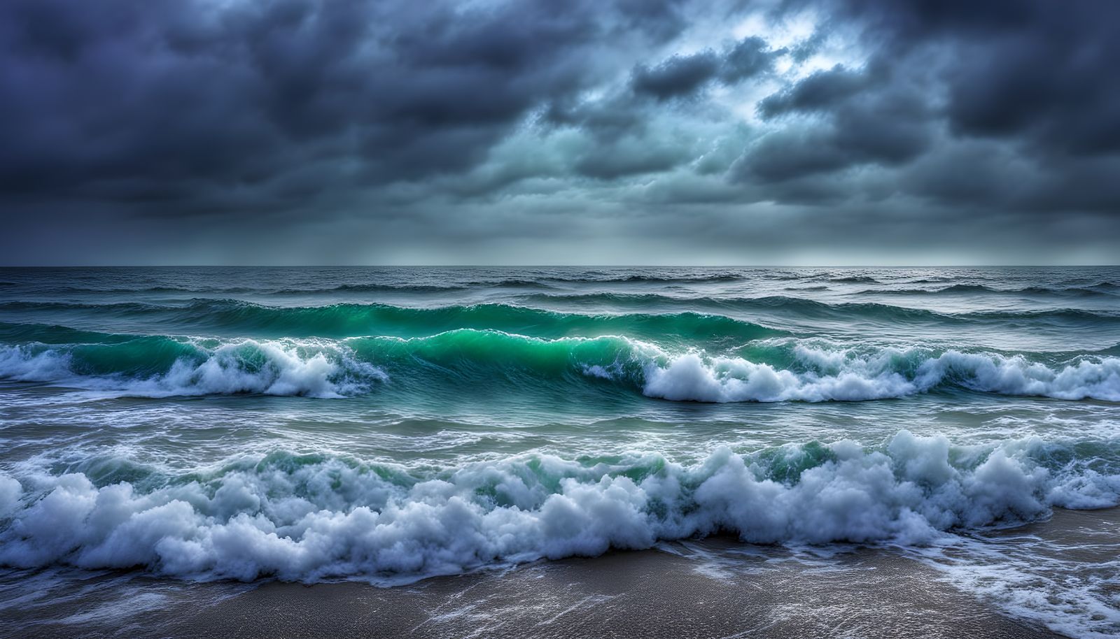 drama sea  by @Wroof