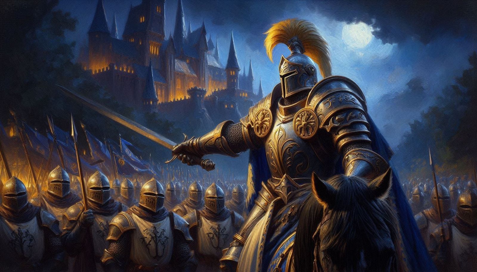 He Prepares His Army