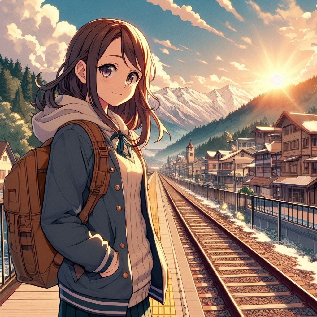 Train station morning